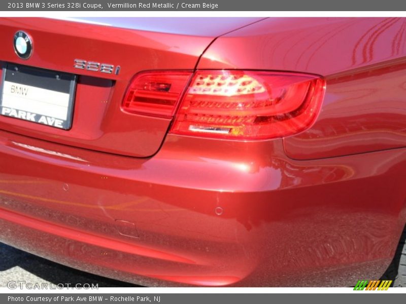 Vermillion Red Metallic / Cream Beige 2013 BMW 3 Series 328i Coupe