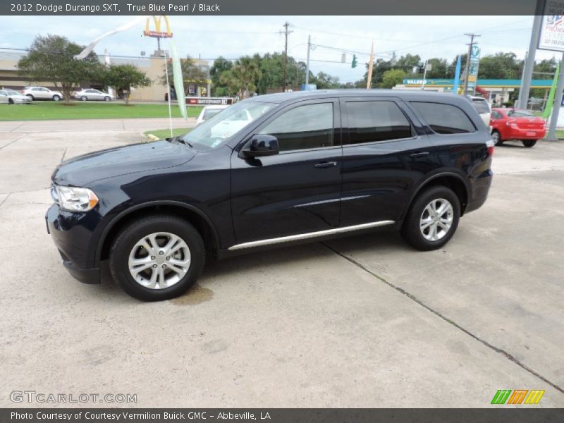 True Blue Pearl / Black 2012 Dodge Durango SXT