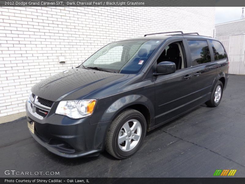 Dark Charcoal Pearl / Black/Light Graystone 2012 Dodge Grand Caravan SXT