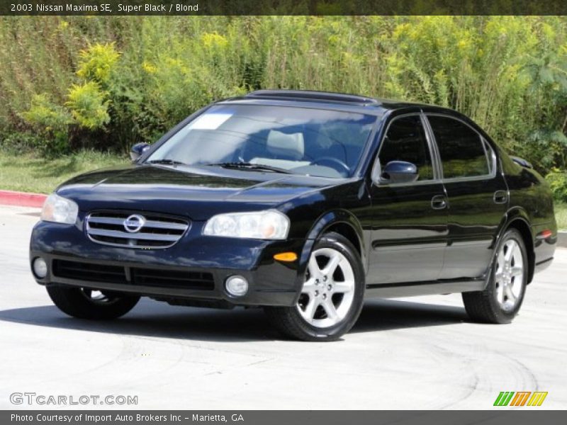Super Black / Blond 2003 Nissan Maxima SE