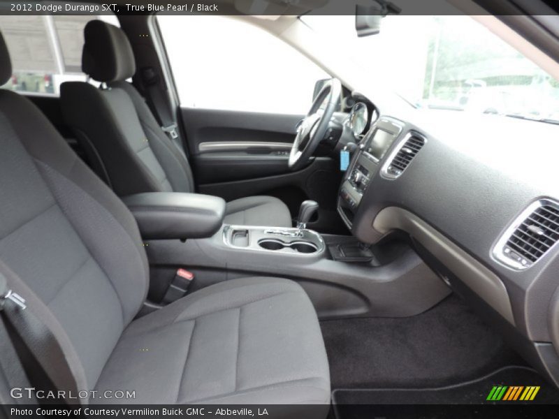 True Blue Pearl / Black 2012 Dodge Durango SXT