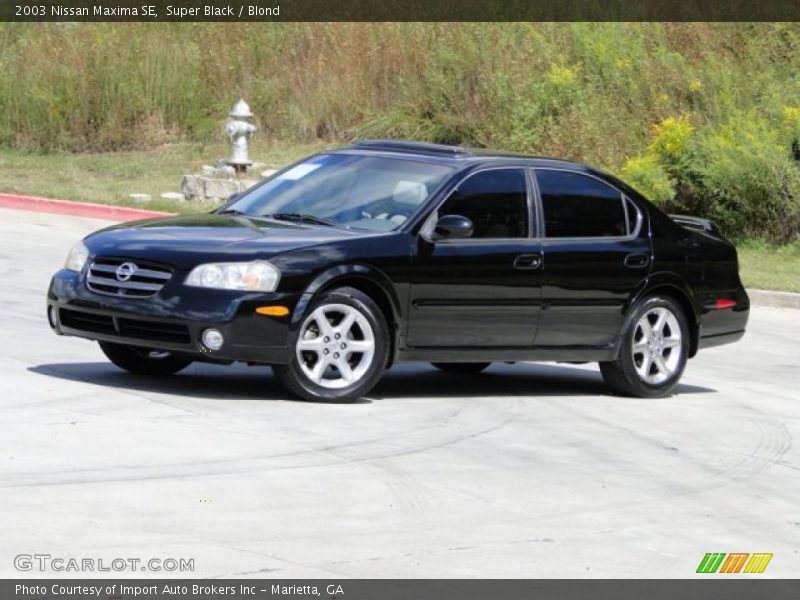 Super Black / Blond 2003 Nissan Maxima SE