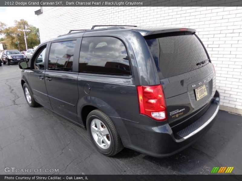 Dark Charcoal Pearl / Black/Light Graystone 2012 Dodge Grand Caravan SXT