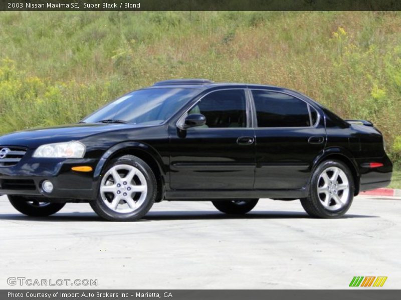 Super Black / Blond 2003 Nissan Maxima SE
