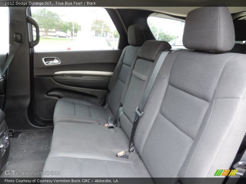 True Blue Pearl / Black 2012 Dodge Durango SXT