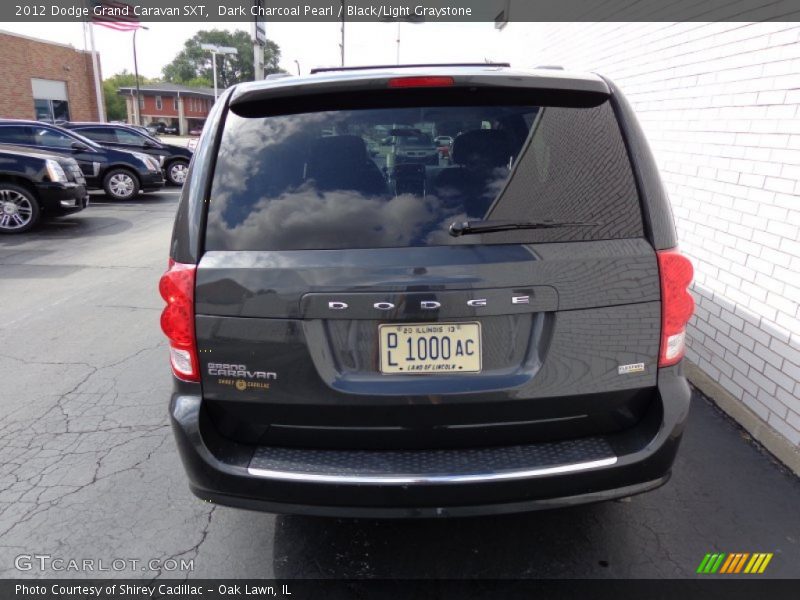 Dark Charcoal Pearl / Black/Light Graystone 2012 Dodge Grand Caravan SXT