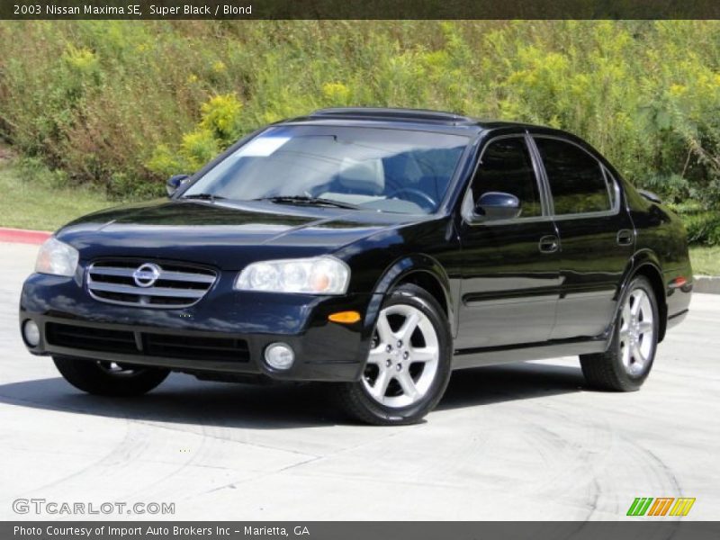 Super Black / Blond 2003 Nissan Maxima SE