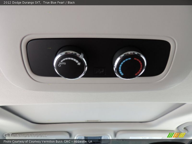True Blue Pearl / Black 2012 Dodge Durango SXT