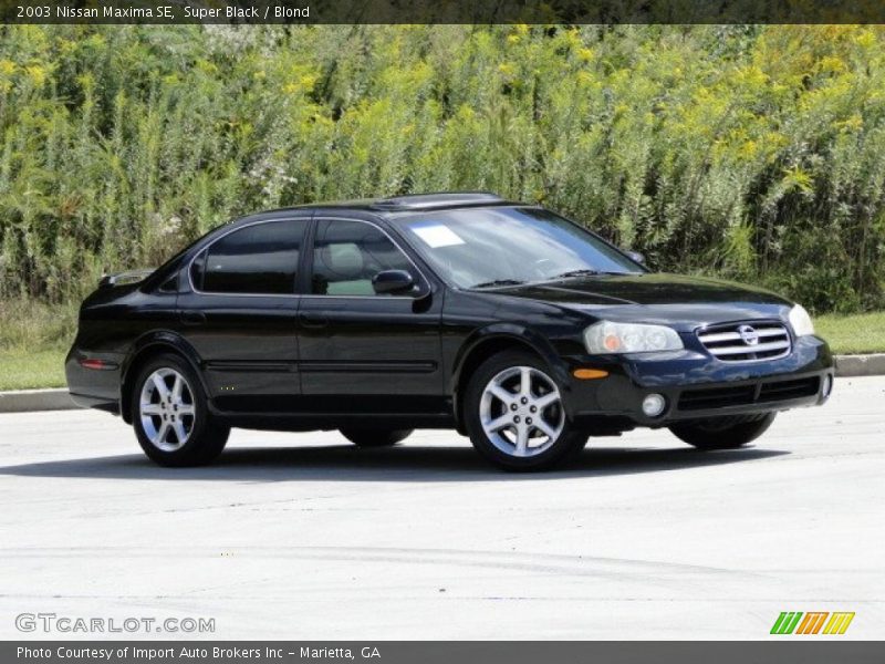 Super Black / Blond 2003 Nissan Maxima SE