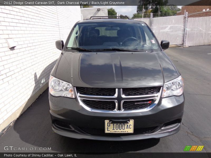 Dark Charcoal Pearl / Black/Light Graystone 2012 Dodge Grand Caravan SXT