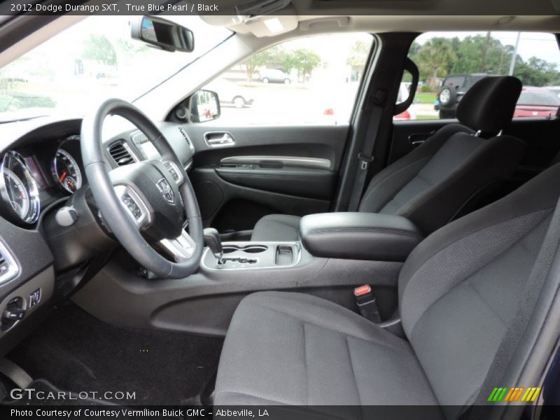 True Blue Pearl / Black 2012 Dodge Durango SXT
