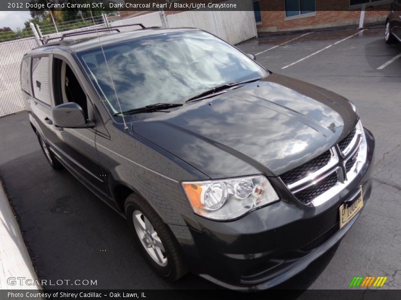 Dark Charcoal Pearl / Black/Light Graystone 2012 Dodge Grand Caravan SXT