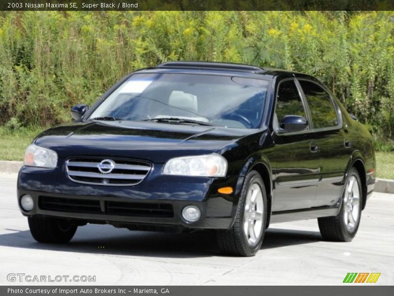 Super Black / Blond 2003 Nissan Maxima SE
