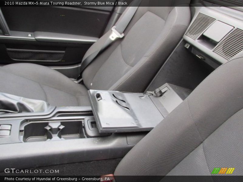 Stormy Blue Mica / Black 2010 Mazda MX-5 Miata Touring Roadster