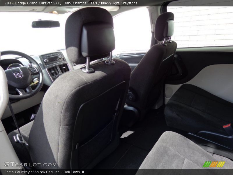 Dark Charcoal Pearl / Black/Light Graystone 2012 Dodge Grand Caravan SXT