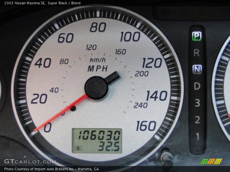 Super Black / Blond 2003 Nissan Maxima SE