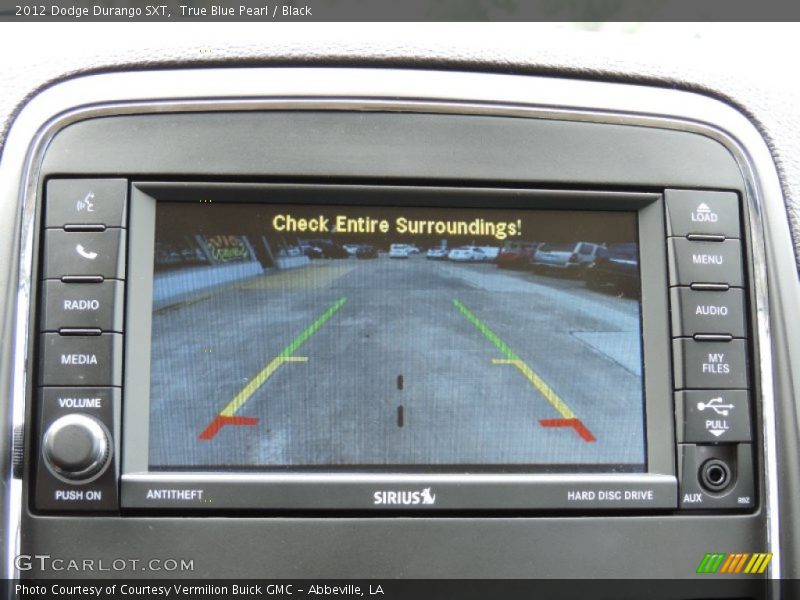True Blue Pearl / Black 2012 Dodge Durango SXT