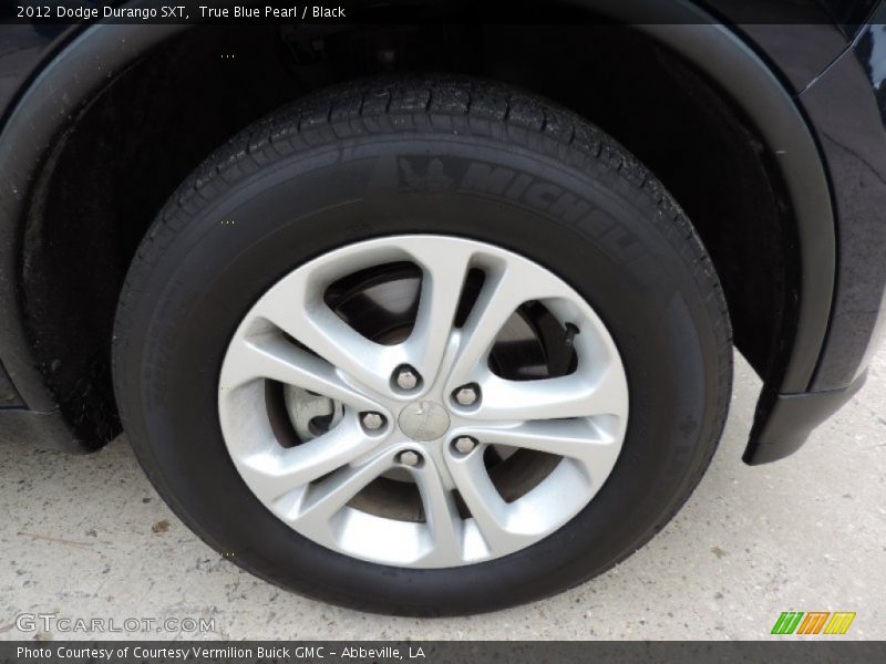 True Blue Pearl / Black 2012 Dodge Durango SXT