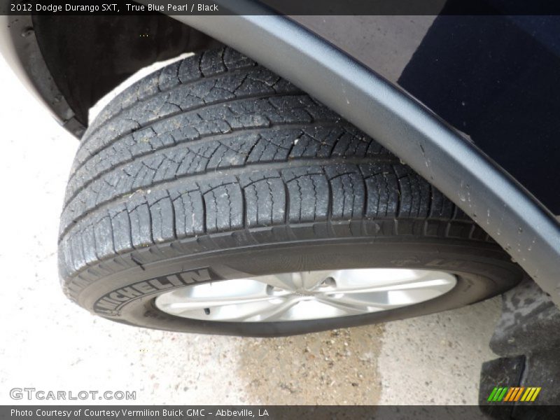 True Blue Pearl / Black 2012 Dodge Durango SXT