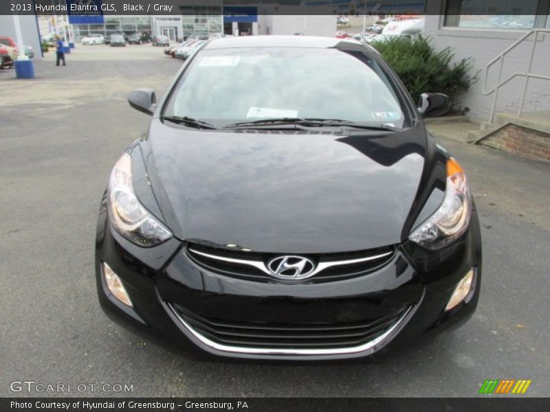Black / Gray 2013 Hyundai Elantra GLS