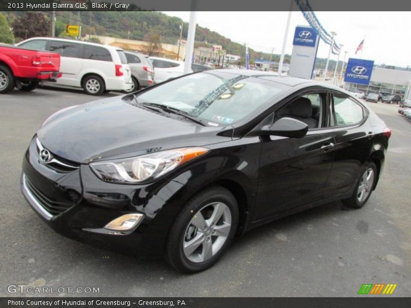 Black / Gray 2013 Hyundai Elantra GLS