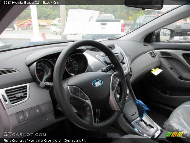 Black / Gray 2013 Hyundai Elantra GLS