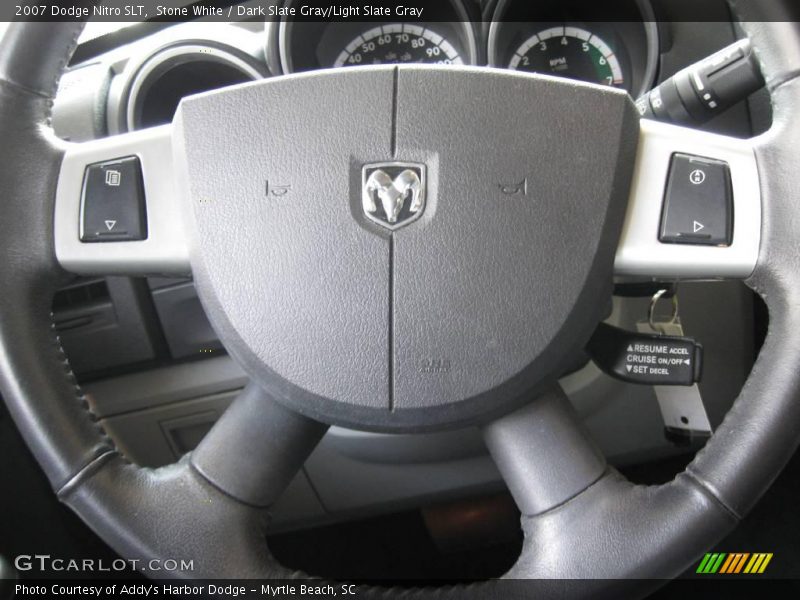 Stone White / Dark Slate Gray/Light Slate Gray 2007 Dodge Nitro SLT