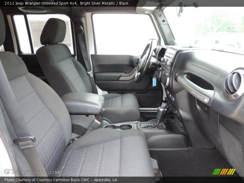 Bright Silver Metallic / Black 2011 Jeep Wrangler Unlimited Sport 4x4