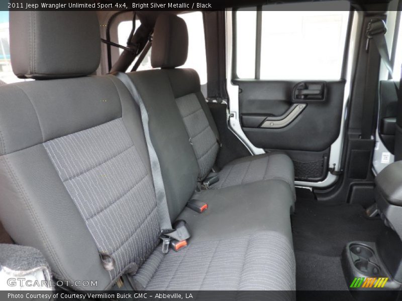 Bright Silver Metallic / Black 2011 Jeep Wrangler Unlimited Sport 4x4