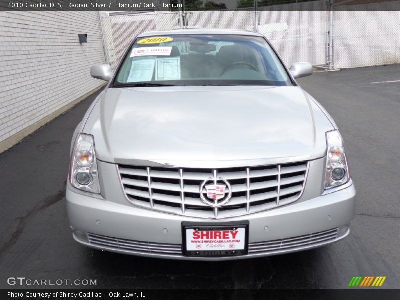 Radiant Silver / Titanium/Dark Titanium 2010 Cadillac DTS