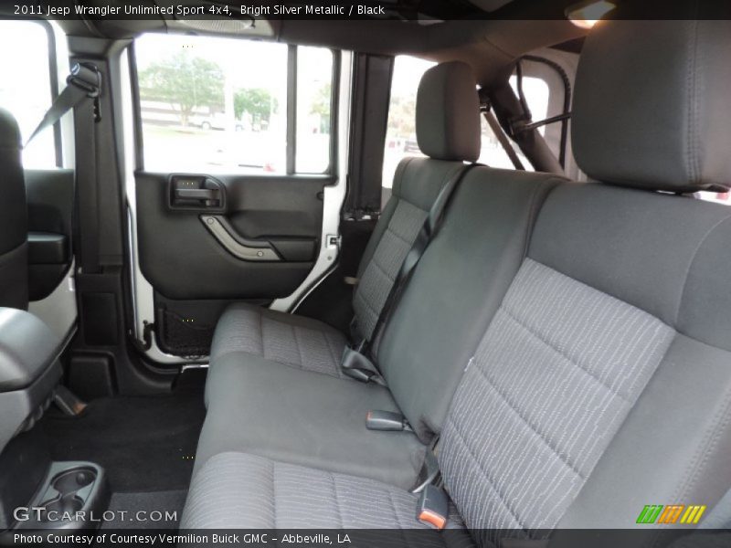 Bright Silver Metallic / Black 2011 Jeep Wrangler Unlimited Sport 4x4