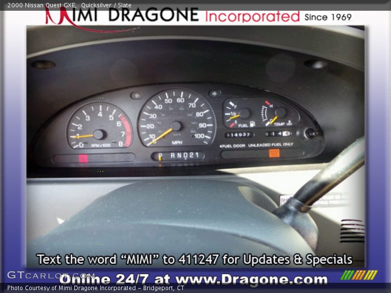 Quicksilver / Slate 2000 Nissan Quest GXE