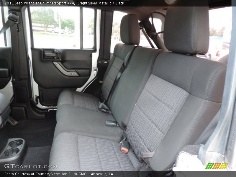 Bright Silver Metallic / Black 2011 Jeep Wrangler Unlimited Sport 4x4