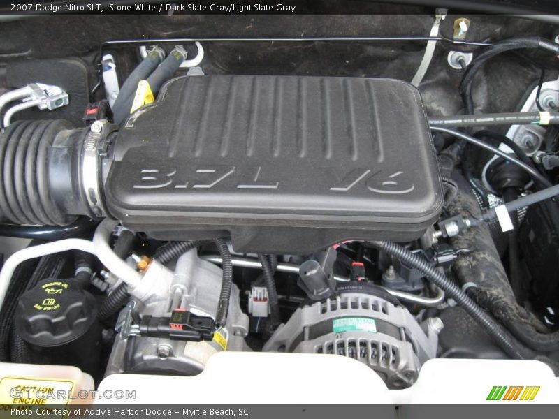 Stone White / Dark Slate Gray/Light Slate Gray 2007 Dodge Nitro SLT