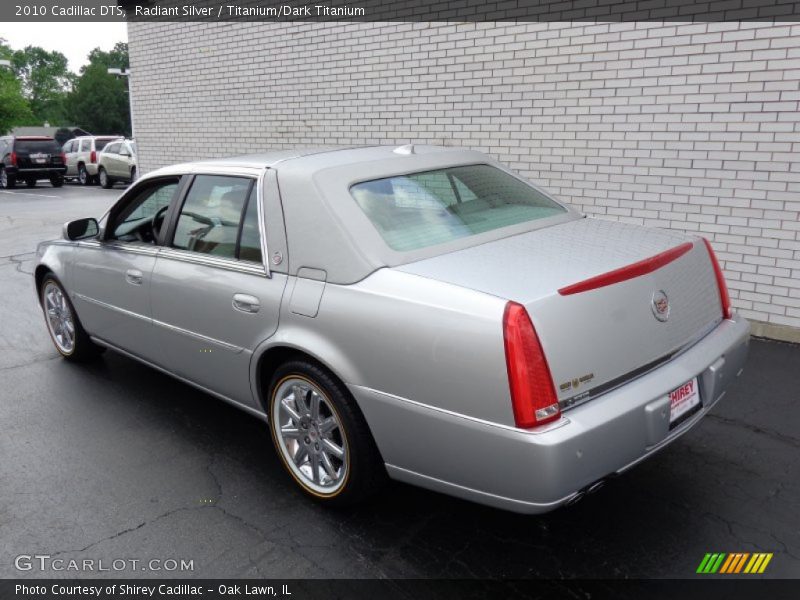 Radiant Silver / Titanium/Dark Titanium 2010 Cadillac DTS