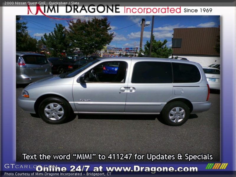 Quicksilver / Slate 2000 Nissan Quest GXE