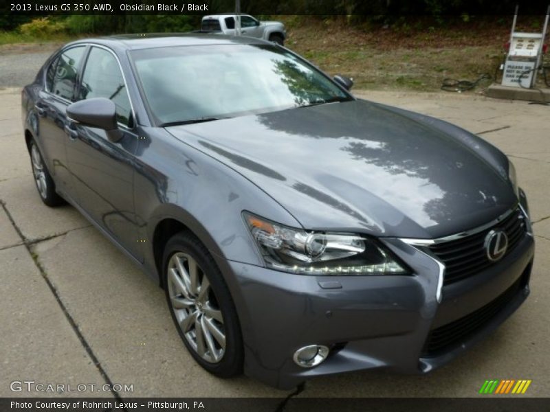 Obsidian Black / Black 2013 Lexus GS 350 AWD