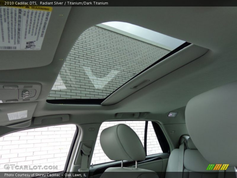 Radiant Silver / Titanium/Dark Titanium 2010 Cadillac DTS