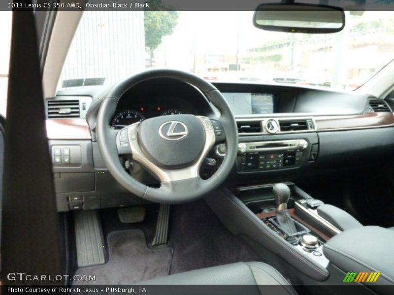 Obsidian Black / Black 2013 Lexus GS 350 AWD