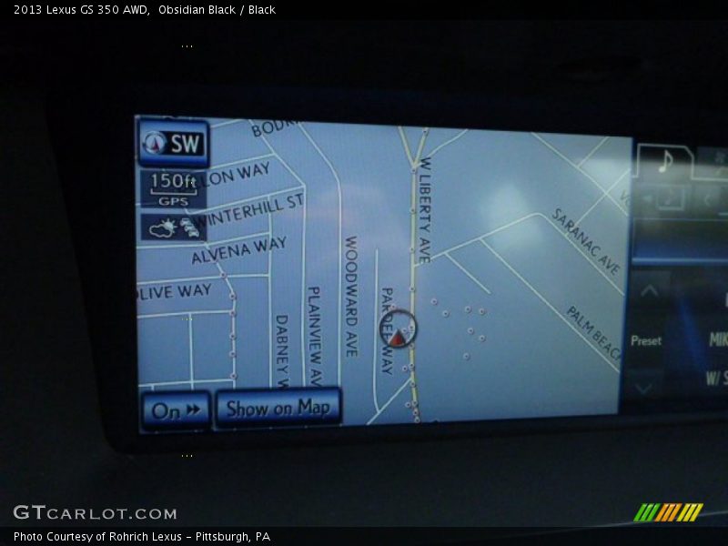 Obsidian Black / Black 2013 Lexus GS 350 AWD