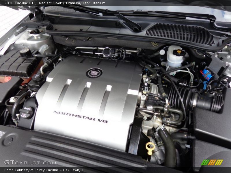 Radiant Silver / Titanium/Dark Titanium 2010 Cadillac DTS