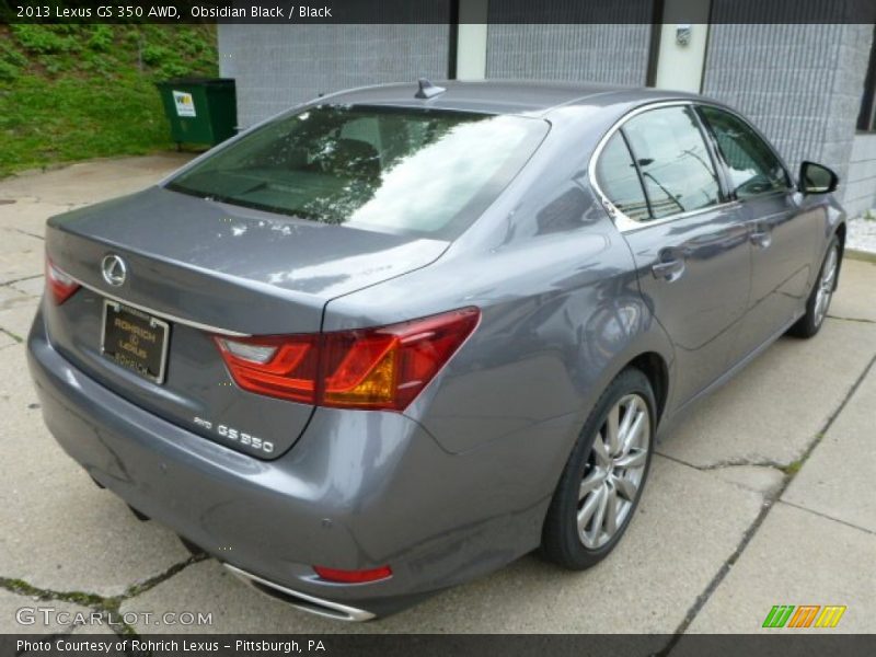 Obsidian Black / Black 2013 Lexus GS 350 AWD