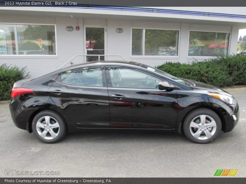 Black / Gray 2013 Hyundai Elantra GLS