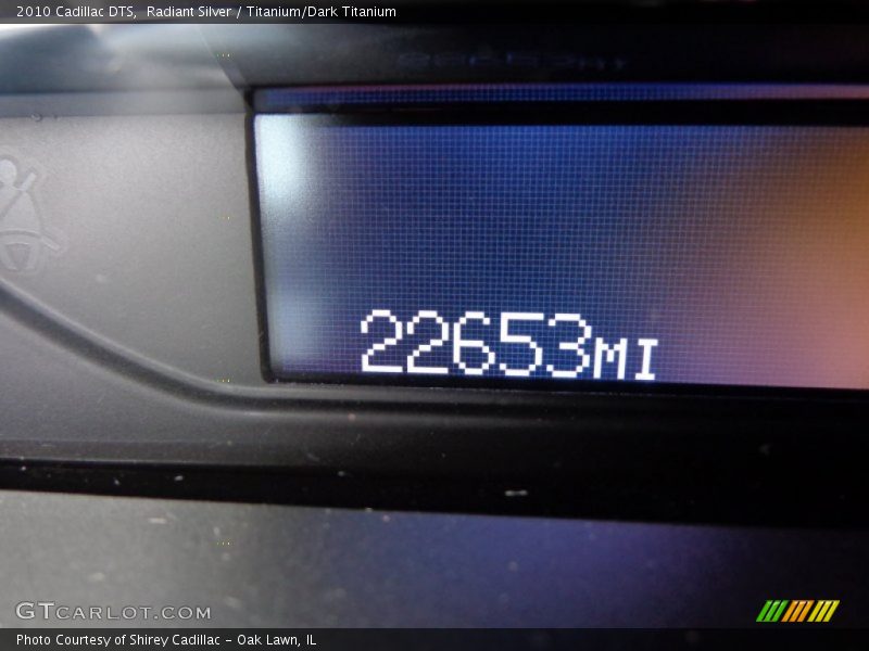 Radiant Silver / Titanium/Dark Titanium 2010 Cadillac DTS