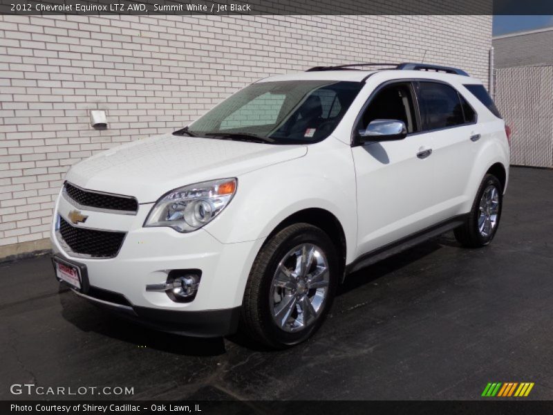 Summit White / Jet Black 2012 Chevrolet Equinox LTZ AWD