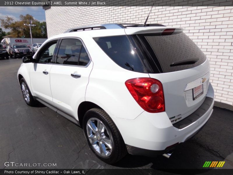Summit White / Jet Black 2012 Chevrolet Equinox LTZ AWD