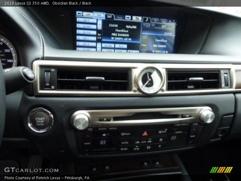 Obsidian Black / Black 2013 Lexus GS 350 AWD