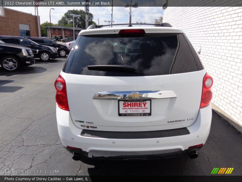 Summit White / Jet Black 2012 Chevrolet Equinox LTZ AWD