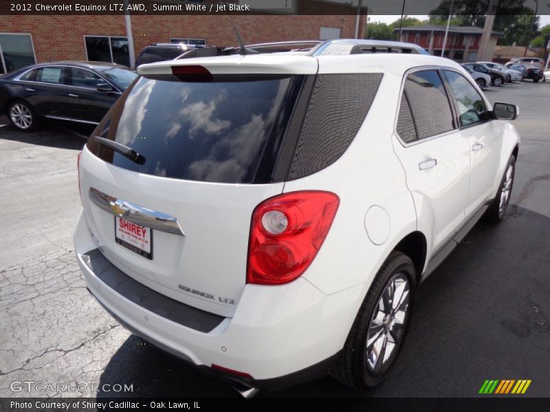 Summit White / Jet Black 2012 Chevrolet Equinox LTZ AWD