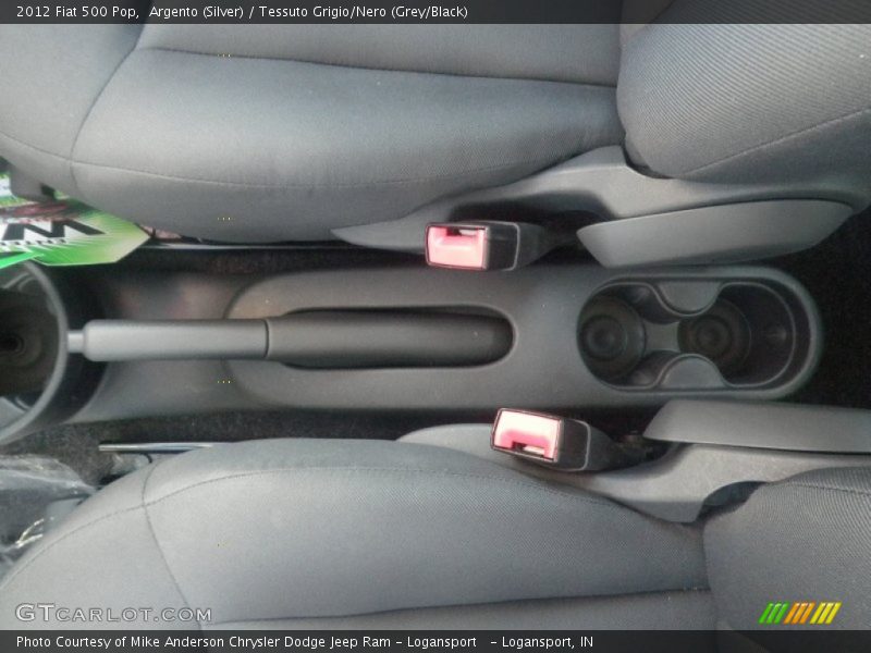 Argento (Silver) / Tessuto Grigio/Nero (Grey/Black) 2012 Fiat 500 Pop